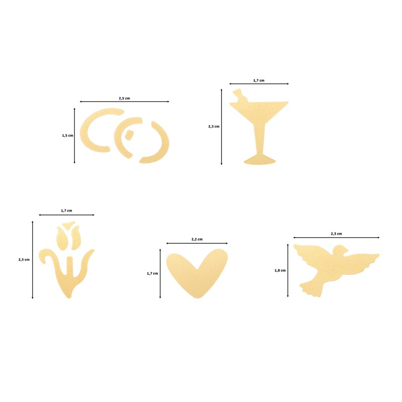 Vaessen Creative Punch Set – Motif Punch – Wedding –