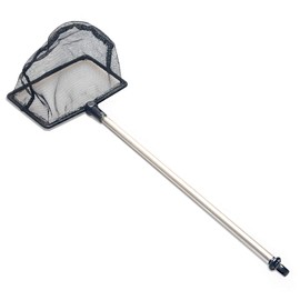 Pawfly 3.8 Inch Telescopic Aquarium Net Fine Mesh Small Fishnet with Extendable 9-24 inch Long Handle