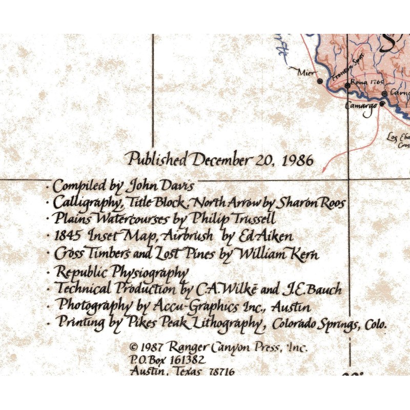 Republic of Texas 1845 by John Davis