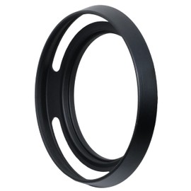 F-Foto 49mm Classic Metal Lens Hood New Wide Type (Internal Screw Included, Japanese Company) NHW49B