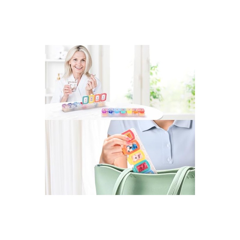 Fullicon Fullicon Moisture Proof 7 Day Pill Box Organiser -