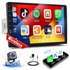 UNITOPSCI 9 Inch Single Din Wireless Apple CarPlay Android Auto