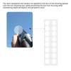80 Pieces 20mm Semi-Transparent Dot Patch for Shooting Glasses,Essential Accessories
