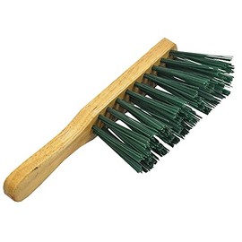 Faithfull FAIBRHANDSTI PVC Stiff Green Hand Brush 275 mm (11 Inch)