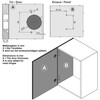 LANZZAS Corner Stop 110 Degree Cabinet Hinge with 3D Mounting