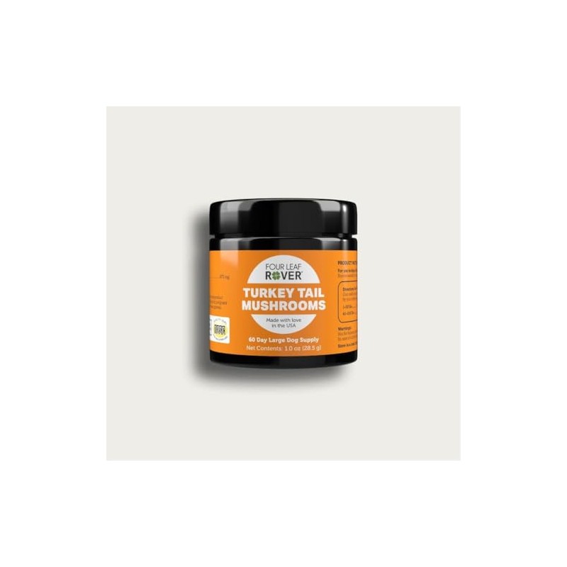 Turkey Tail Mushroom for Dogs - Whole, Organic Mushroom Extract