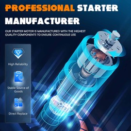 Starter SFD0039 Replacement Fit for 4.0L 1997 Ford Aerostar 1997-2010 Explorer 1997-2011 Ranger 2005-2010 Mustang 1998-2007 Mazda B4000 1998-2010 Mountaineer 4R3T-11000-AA F77U-11000-AA 3273