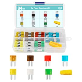 MuRealy Automotive Fuse Kit (84 PCS) - Micro2 & ATC Fuses (5-30A) with Puller Tool | Exact Fit for Cars, Trucks, SUVs, RVs, Boats