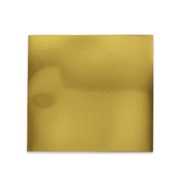 Coolprints Cartulina Metalica Tipo Espejo Metalizada Premium 230gr 30cm x 30cm 10 Piezas (Dorado)