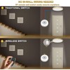 QIACHIP Wireless Light Switch 230 V and Mini Receiver Kit,