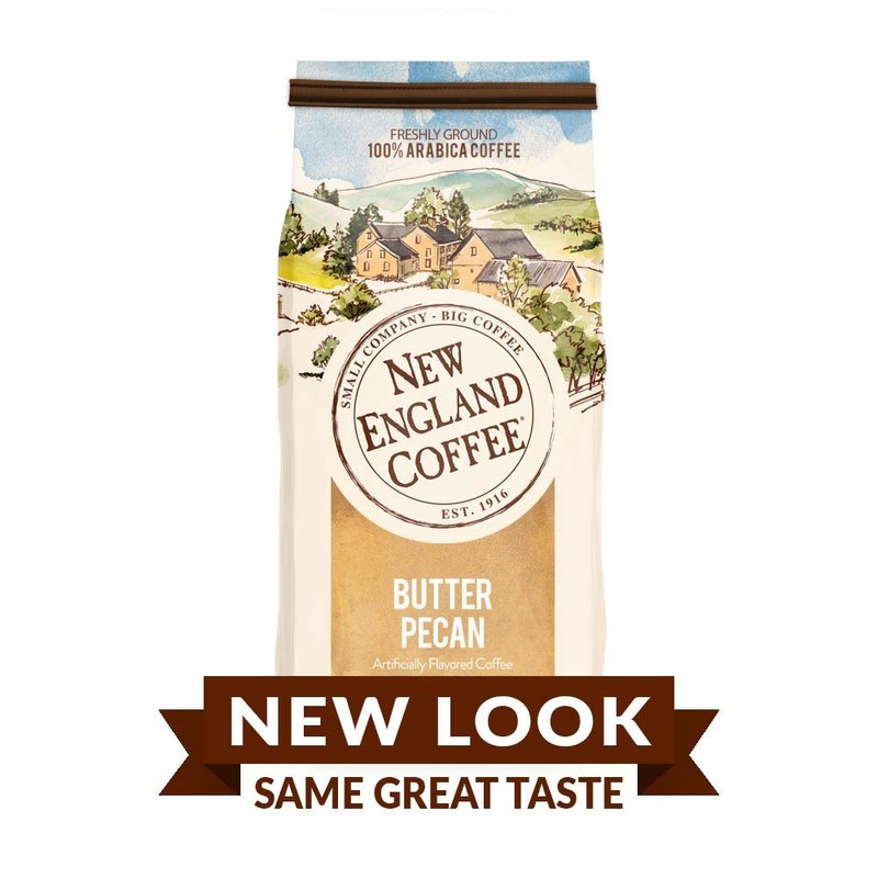 New England Coffee, Butter Pecan, 11 Ounce (1 Count)