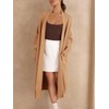 Danedvi Womens Long Cardigan Sweaters 2024 Fall Chunky Knit Oversized