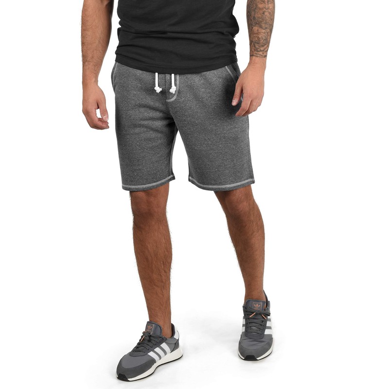 Solid Toljan Men's Sweat Shorts with Mottled and Cord Regular
