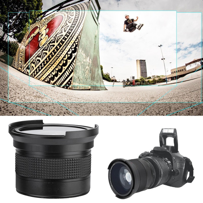 58MM 0.35X Fisheye Super Wide Angle Lens for SLR DSLR
