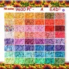 Zeltrix 48 Color Clay Beads Kit - Create Beautiful Bracelets