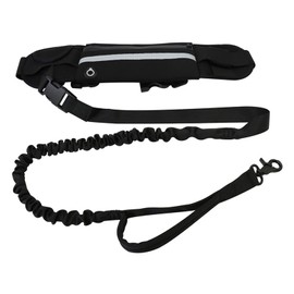 Adjustable Waist Belt Hands Free Dog Leash for Running Training Walking Pet Leash Fanny Pack