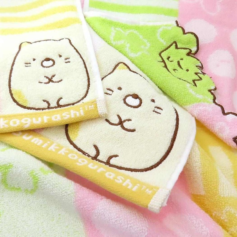 Marushin 6575032400 Sumikko Gurashi Hand Towel, Approx. W 13.4 x