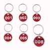 MITUKE Door Number Tag Cloak Locker Number Tag Key Label