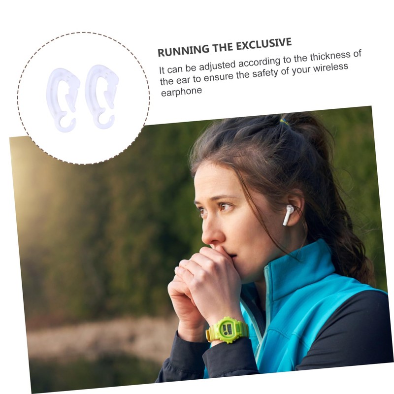 jojofuny 6pcs Lost Earbud Clips for Prevent Earphones from Falling