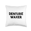 Denture Waxer Throw Pillow