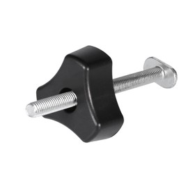 Metal Quick Acting Hold Down Clamp Set Woodworking Tool for T Slot T Track (T-screw + M8 plastic handle)