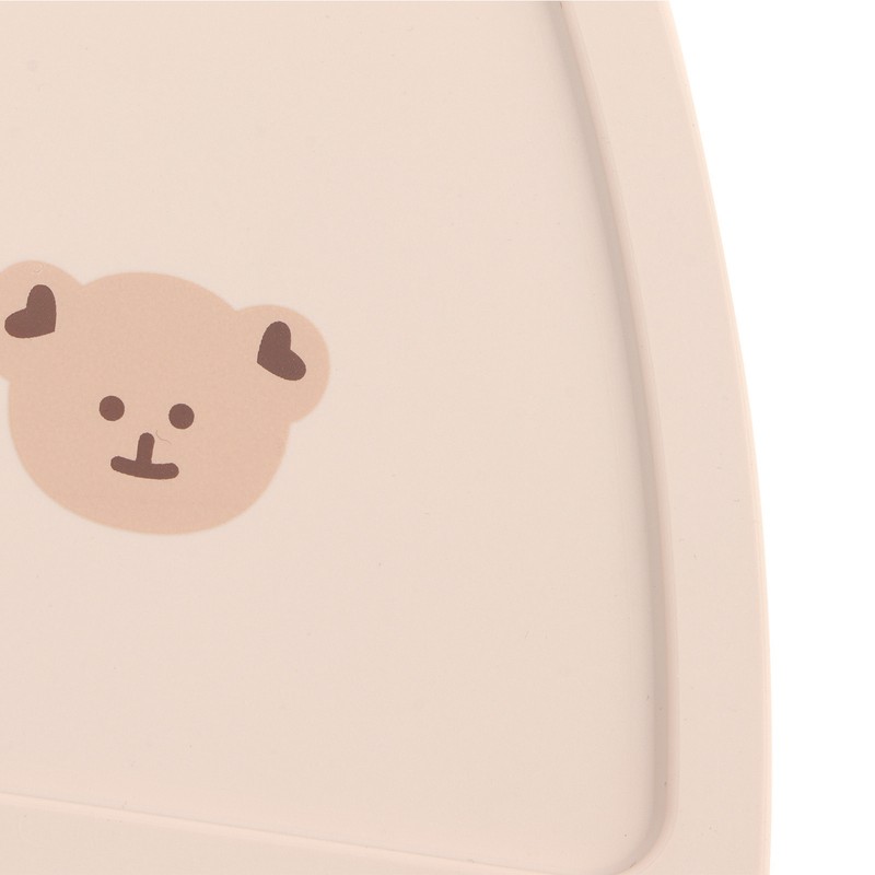Baby Placemat Infant Children Travel Portable Silicone Flexible Cute Cartoon