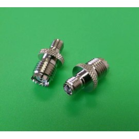 DLS (1 PC) SMA Female to Mini-UHF Female Adapter - USA Seller