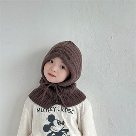 New Kids' Balaclava One-Piece Hat and Scarf for Fall Winter lf2367 One Size/Style 3 3ea