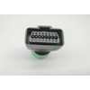 Type 2 Green 9pin J1939 to OBD2 16pin J1962 Female