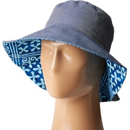 Vera Bradley Women's Beach Hat Navy Oxford One Size