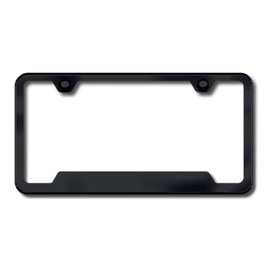 Au-TOMOTIVE GOLD Black 2 Hole Notched Wide Bottom Frame