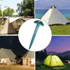 50Pcs Groundsheet Pegs, Mushroom Top Plastic Heavy Duty Tent Pegs