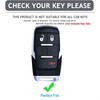 AIOEUOIA for Ram Key Fob Shell Keyless Entry Systems Fit