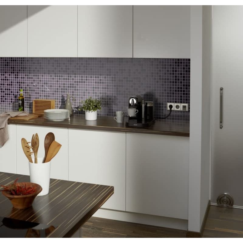 Mosaic tiles glass mosaic purple bathroom toilet kitchen wall mosaic