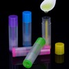 25 Botellas Balsamo Labial Tubo Transparente 0.2oz