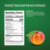 Peach Rings - 1 Pound Bag - Peach Gummy Candy