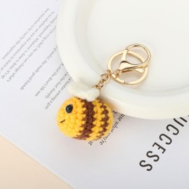 SKIRIFLA Teacher Appreciation Gifts for Women,Bee Keychain End of Year Thank You Teacher Gifts for Daycare Kindergarten Preschool Teachers Gift,Teachers Christmas Valentine's Day Birthday Gift (Bee)