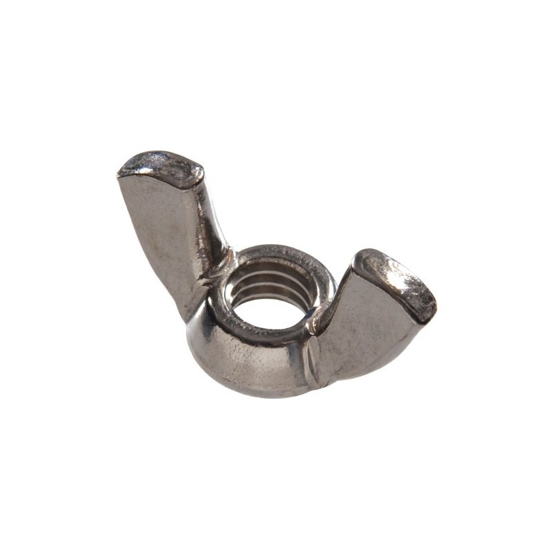 The Hillman Group 4361 1/4-28 Stainless Steel Wing Nut (6-Pack)