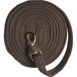 JumpTec Unisex's 520108004 Padded Lunging Rein, Brown, 8 m