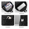 Jbofyee Leopard Black Texture Laptop Backpack For Men Women, Lightweight