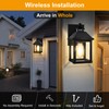 Solar Sconce Lights Outdoor Wall Mount Solar Porch Light Exterior