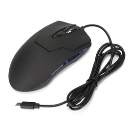 Type C Mouse, Wired USB C Mouse Gaming Mouse Ergonomic Multimedia Keys Adjustable DPI Office Mouse for Laptop PC Type C Devices