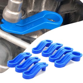 ONISMEZ 7PCS Fuel Line Disconnect Tool Set, 1/4 5/16 3/8 1/2 5/8 3/4 7/8 Inch, Quick Disconnect Kit, Fuel Line Removal Tool (Blue)