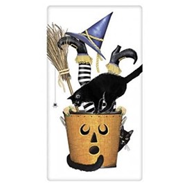 Mary Lake-Thompson BT353 Flour Sack Towel Witch Pail