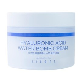 Jigott Hyaluronic Acid Water Bomb Cream Net 150ml/5.1 fl.oz - Refreshing and Moisturizing Without Any Stickiness (Hyaluronic Acid)