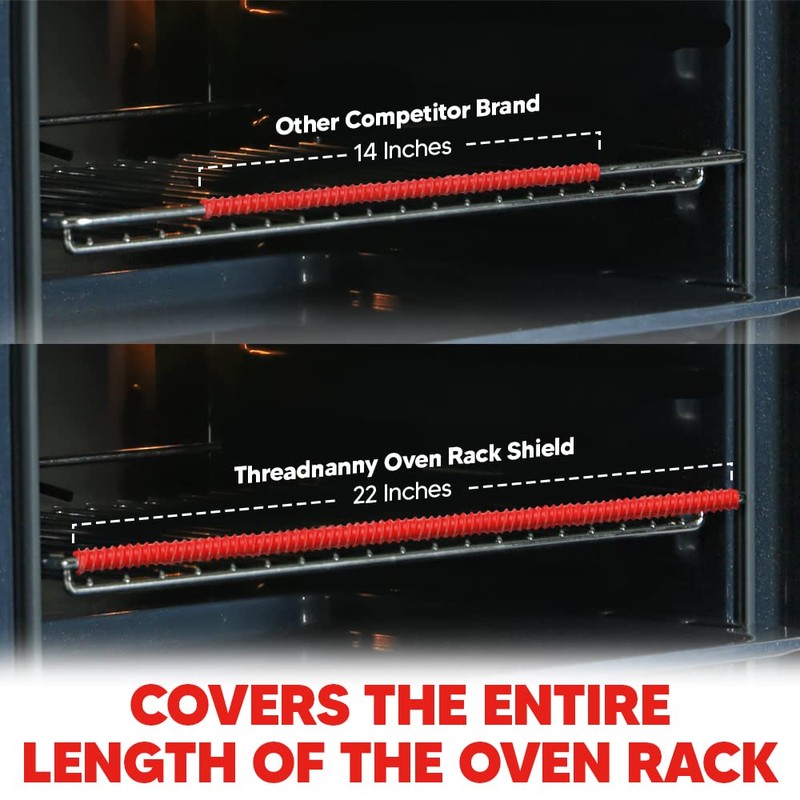 Premium Oven Rack Protector Shields - 22 Inch Full Size