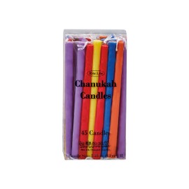 Rite Lite LTD C-10-CON2 Deluxe Chanukah Candles, Multicolor, 45 CT, Count