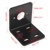 Motor Mount Holder Fixed Base with Right Angle Bracket High