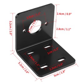 Motor Mount Holder Fixed Base with Right Angle Bracket High Hardness for NO. 775 Motor