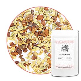 Simple Loose Leaf - Vanilla Spice Herbal Tea - Premium Loose Leaf Herbal Tea (4 oz) - Caffeine Free - Cinnamon and Ginger - USA Hand Packaged - 60 Cups
